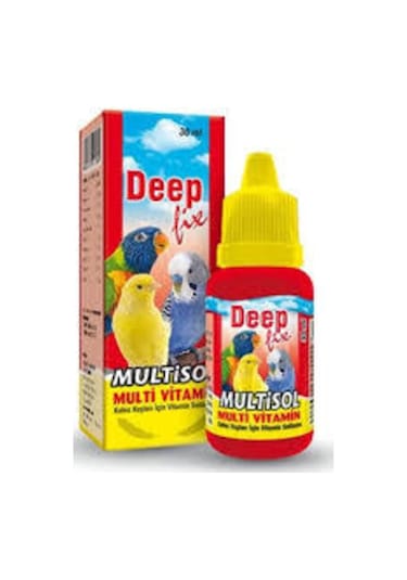 Deep Multisol Kuşlar için Multi-Vitamin 30 ML