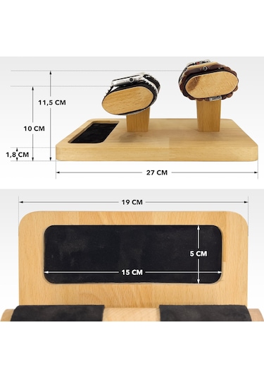 Industrial Living Saatlik Standı Takı Standı Saat Saklama Organiz