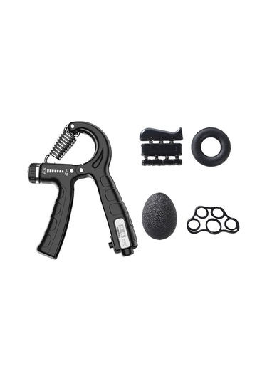 Suntek Ayarlanabilir Bilek Gücü Spor Salonu Egzersiz El Kavrama Siyah