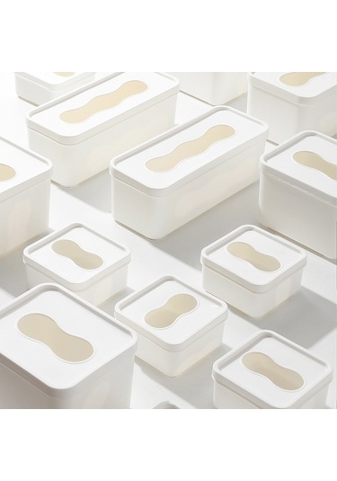 Sones 3 Adet Duvara Monte Büyük Açılır Eldiven Maske Küçük Nesne Saklama Kutusu, Stil: Küçük Kare