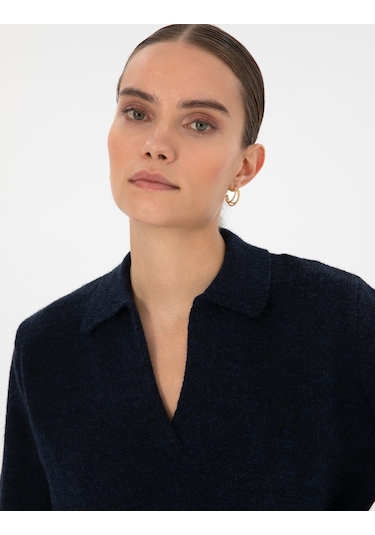 Pierre Cardin Kadın Lacivert Kazak /triko 50317226-vr033 Lacivert