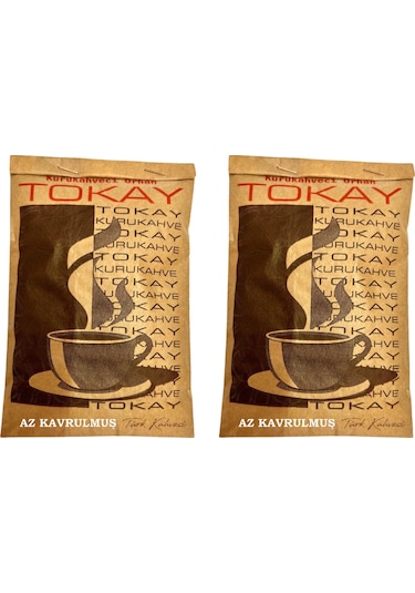 Tokay Kurukahve Geleneksel Az Kavrulmuş Türk Kahvesi Hafif İçim Bol Köpüklü 2 x 500 G