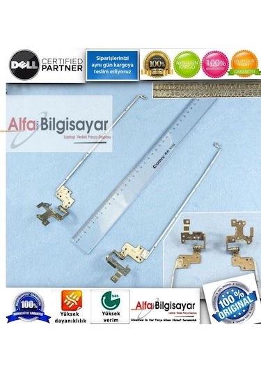 Alfabilgisayar Dell Uyumlu Inspiron 15-N3521 (P28F) Menteşe Takımı Sağ Sol Sıf