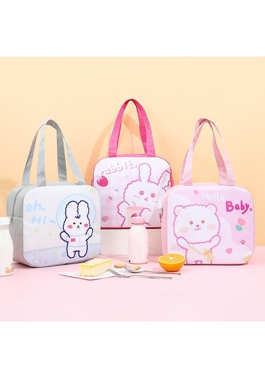 Öğle Yemeği Çantası Deforme Olmayan Su Geçirmez Taşıması Kolay Plaj Pikniği Yalıtımlı Çanta İş İçin Çok Renkli