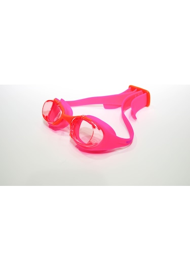 Çocuk Yüzücü Gözlüğü - S Boy - Pembe Nabaiji Meridyendukkan Beyaz