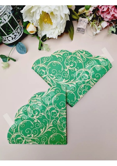 Love Land Kağıt Parti Mendilleri Yeşil 33x33 Cm 12 Adet 234569885 Yeşil