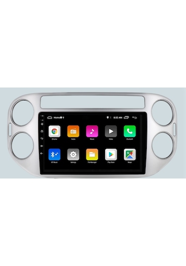 Volkswagen Tiguan 2006-2016 Android Multimedya 4GB-64GB Carplay 9 İnc Hd IPS