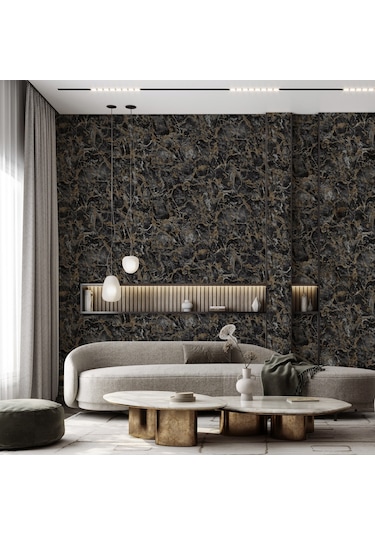 Adawall Roka 23103-5 Mermer Desenli Düz Sade Duvar Kağıdı