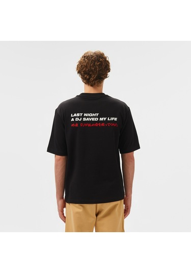 Unıted4 Erkek Siyah T-shirt - Nıght SIYAH