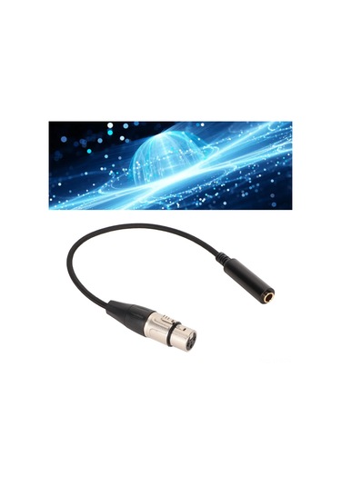 Youtek 6.35mm Dişi Xlr Dişi Adaptör Kablosu - Mikrofon Ve Ses Ekipmanı Bağlantısı İçin Dengeleyici Ve Kararlı Transmisyon