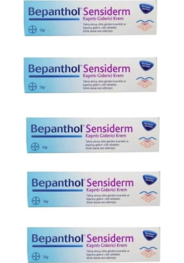Bepanthol Sensiderm Kasıntı Giderici Krem 50gr 5'li Avantaj Pa...