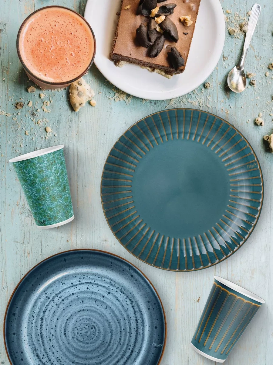 Priority. 12 Kişilik Söz Potteri Tek Kullanımlık Sofra Seti 237257348 100 adet