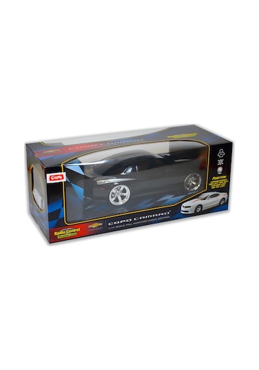 Ctoys 1:14 Ölçekli Chevrolet Copo Camaro Işıklı Uzaktan Kumandalı Araba Siyah 1402b Siyah