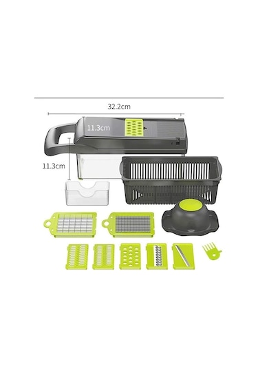 Wondernest Paslanmaz Çelik Sebze Lichen Kesici, Alrens 12'li Paket Diğer