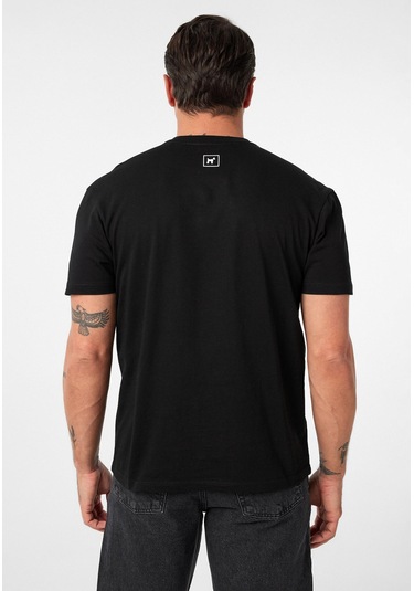 Luisa Erkek Oversize T-shirt Siyah