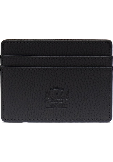 Herschel Charlie Cardholder Vegan Leather Unisex Kartlık 11147-00001-os Black Siyah