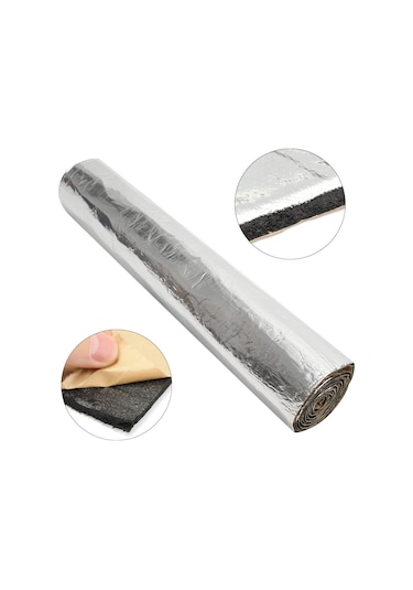 Alüminyum Takviyeli Oto Ses Yalıtım 6mm 1mt X 1mt