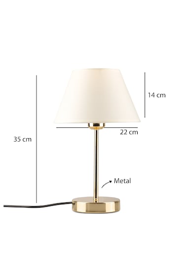 Homing Lila Gold Abajur Krem 241947 Krem