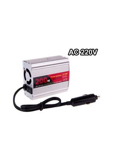 Suvpr Dy-8103 200w Dc 12v - Ac Araç Güç Çevirici 500ma Usb Bağlantı Noktası Ve Evrensel Güç Soketi