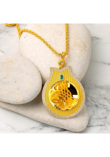 Bilezikci Lale Tuğra Hasır Altın Kolye 8krc65kl