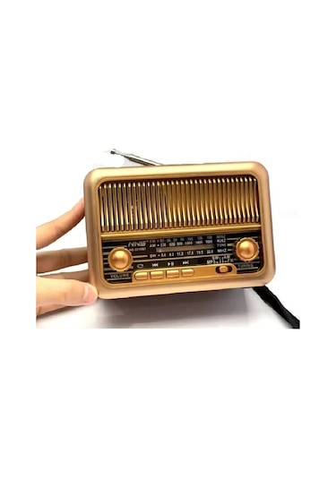 NNS NS-3315BT Bluetooth USB SD MP3 Nostaljik Ahşap Radyo