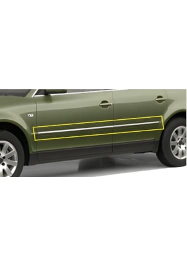 Volkswagen Uyumlu Passat 3b Sd/sw 1998-2005 Yan Kapı Çıtası 4 Prç. Paslanmaz Çelik
