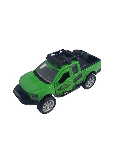 Çek Bırak Metal Arazi Aracı 13 Cm - Yeşil