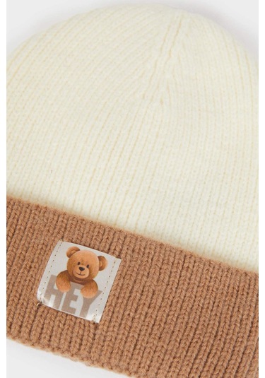 Defacto Erkek Bebek Renk Bloklu Triko Bere F0021a525wnbn450 Kahve