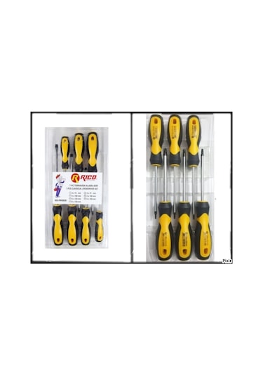 Rico Düz Yıldız Ve Torx Tornavida Takımı