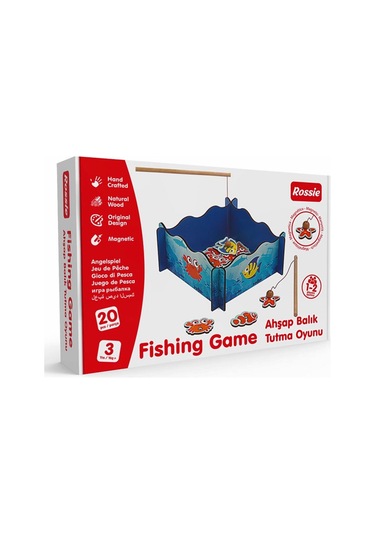 Calimera Toys Havuzlu Ahşap Balık Yakalama Oyunu Oltalı