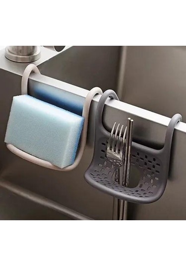 Honmex Esnek Metal Çerçeveli Mutfak Organizatörü - Sponge, Sabun Ve Gereçleri Hava Akışıyla Kurutma Ve Saklama Diğer