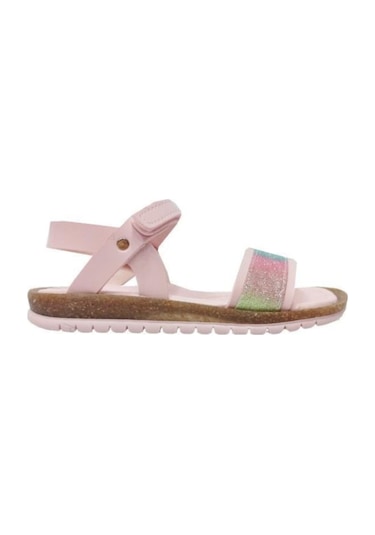 Gökkuşağı Anatomik Filet Çocuk Sandalet Pembe