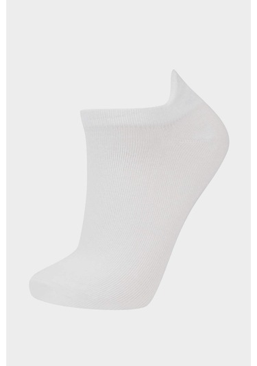 Defacto Kadın 3lü Pamuklu Patik Çorap E2143axnswt1 Beyaz
