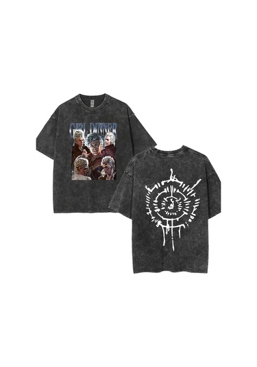 Dshztooma Baldurs Gate 3 Astarion Vintage Elf T-shirt - Erkek/kadın Rahat Yıkama Y2k Tshirtaltın Altın