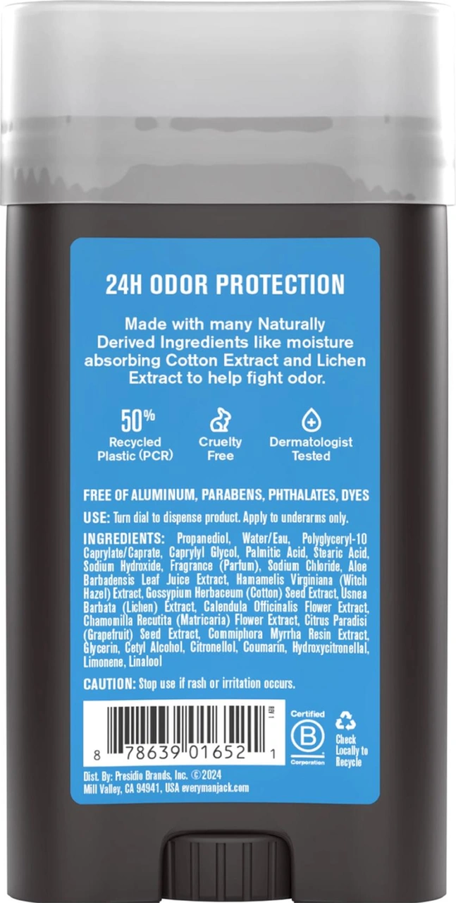 Every Man Jack Mountain Air Alüminyumsuz Stick Deodorant 85gr