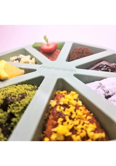 Oioi Slices Kek Kalıbı - Woody Brown Kahverengi