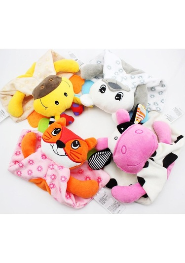 Dolıty Bebek Hayvan Yumuşak Peluş Bb El Çıngıraklı Geyik Geyik Çok Renkli