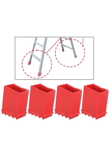 Homyl Çoğu Merdiven Için Uygun 4 Adet Ayak Pedleri 5cmx2.8cm