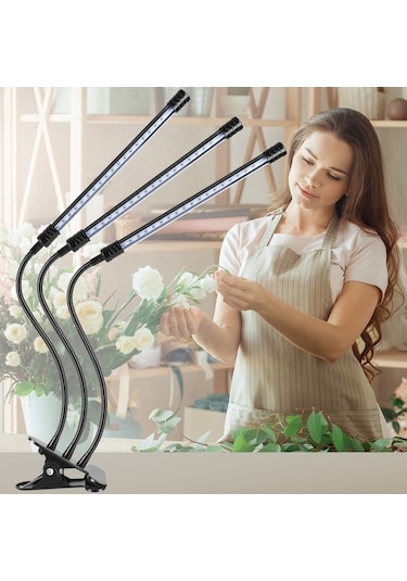 Moly Usb Tutucu Led Bitki Işığı: Kırmızı-mavi, 5 Parlaklık, 4/8/12h Zamanlayıcı, Bitki Geliştirme Lambası Diğer