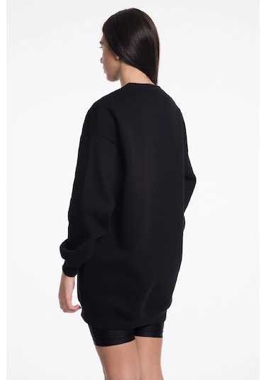 Caya Siyah Kadın Sweatshirt Siyah