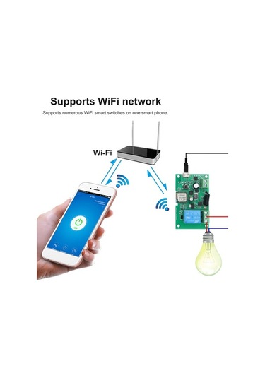 Pazly İntelligent Home Automation, Ewelink Uyumlu 5-32v Dc Wifi Anahtarı, Uzaktan Kontrol Diğer
