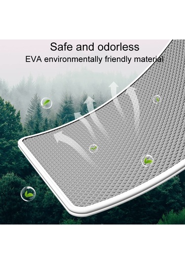 Sones 45 X 30cm Filtreleme Ve Sıçramaya Dayanıklı Çöp Mat Pet Çift Katmanlı Eva Yatak Pedleri