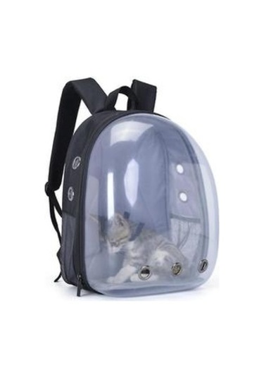 Taşınabilir Açık Pet Kedi Panoramik Şeffaf Nefes Sırt Çantası