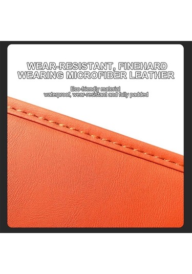 Kırmızı Seametal Araba Koltuğu Arka Organizatör Saklama Çantası Çok Fonksiyonlu Depolama Anti-kick Mat Araba Arka Koltuk Organizatör Koruyucu Ped