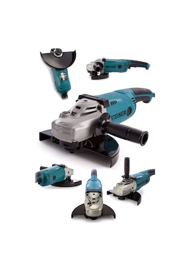 Steiner 3800 W 180 MM Tam Profesyonel Büyük Taşlama Demir Kesme Makinesi