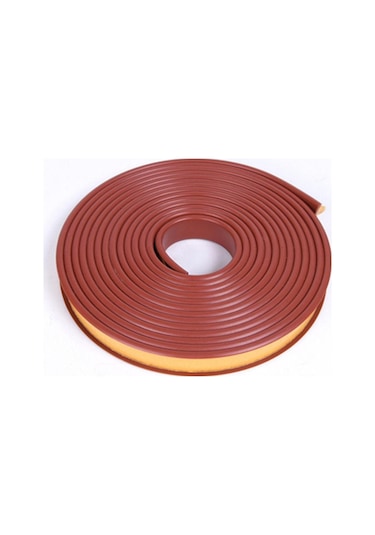 Kahverengi Tutkal Kendinden Yapışkanlı Yumuşak U Şekilli Boş Tutma Kenar Bantlama Trimli Dolap 22mm