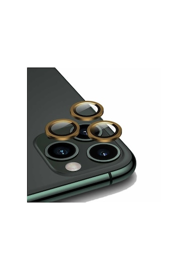Smcase Apple Uyumlu iPhone 11 Pro Cl-02 Kamera Metal Koruyucu