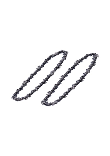 Ximistore9 4 İnç Mini Motorlu Testere İçin 2 Adet Değişim Zinciri - Isı İşlemeli Yarı Kesici, Pürüzsüz Kesim, Uzun Ömürlü Alyuminyum Çelik