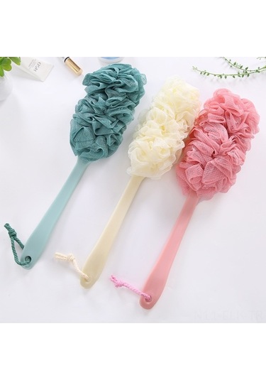 Didadodo Pembe Uzun Saplı Banyo Fırçası - Sırt Temizliği İçin Pratik Ve Dayanıklı Güçlü Diğer