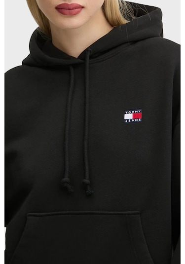 Tommy Jeans Bayan Sweat Dw0dw19414 Bds Siyah Siyah